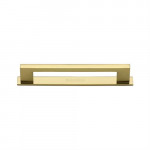 M Marcus Heritage Brass Metro Design Cabinet Pull with Plate 96mm Centre to Centre